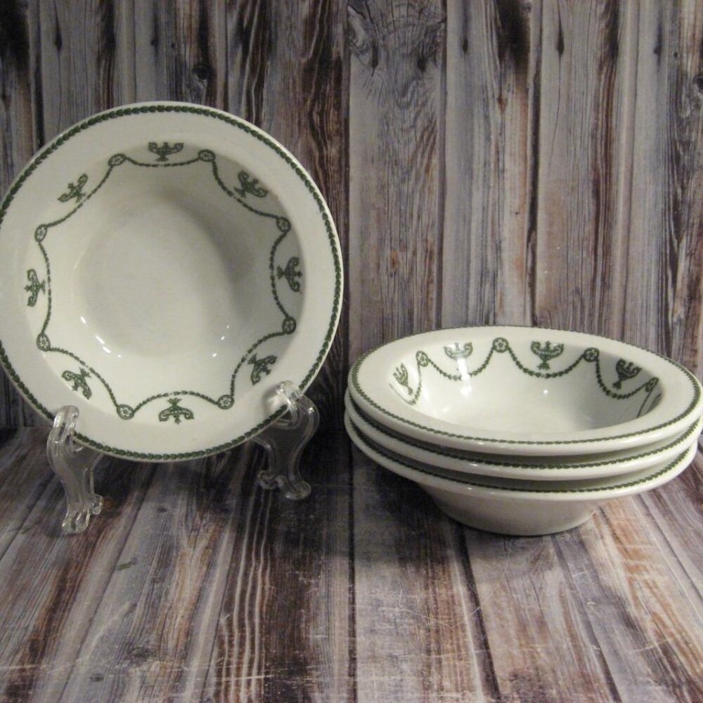 Syracuse China St. Elmo Restaurant Ware Cereal Bowls - Four